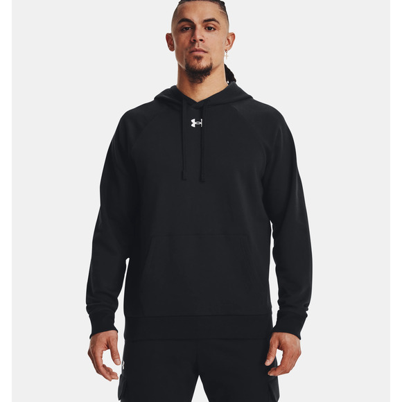 NWT Under Armour UA Rival Fleece Men's Hoodie in Black size Large - Picture 1 of 7